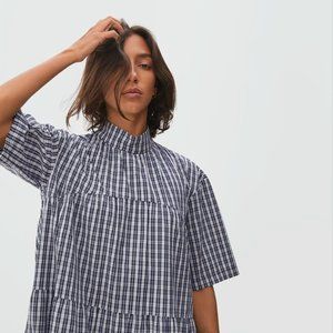 Everlane Tiered Mockneck Dress